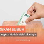 sedekah subuh melalui transfer bank