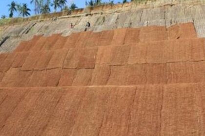 Cocomesh untuk Pengurangan Limpasan Permukaan Tambang