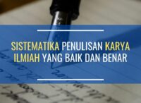 sistematika menulis karya ilmiah