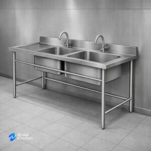 wastafel double sink