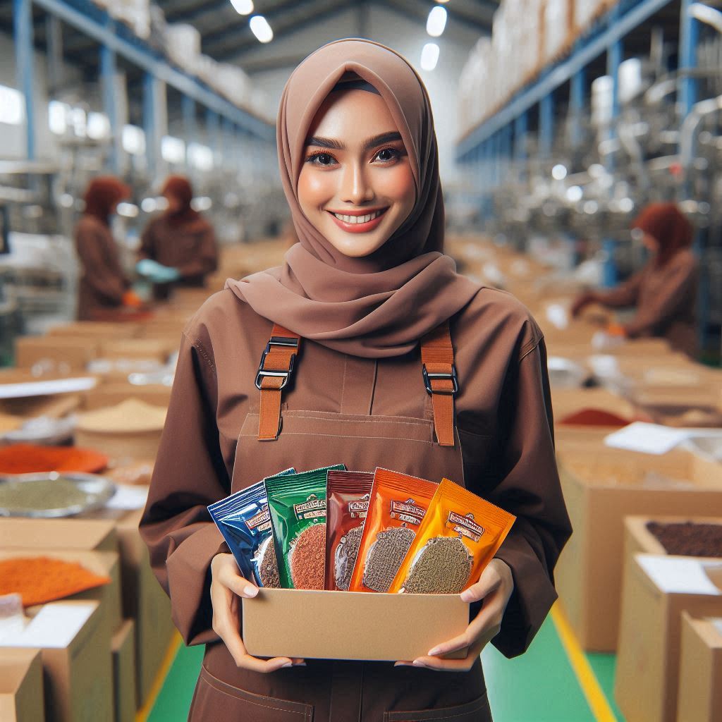 proses pengemasan produk bubuk