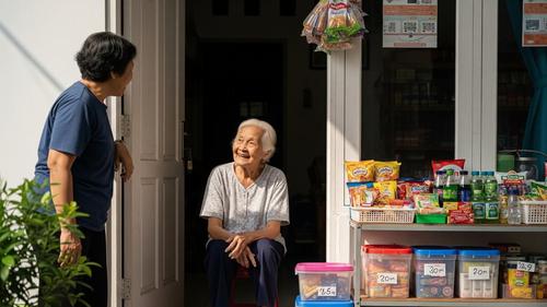 pensiunan menjalankan usaha mandiri bagi pensiunan dengan membuka usaha kecil di rumah