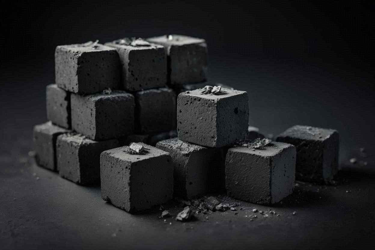 low ash coconut charcoal cubes for shisha