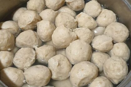 cara menggiling daging untuk bakso