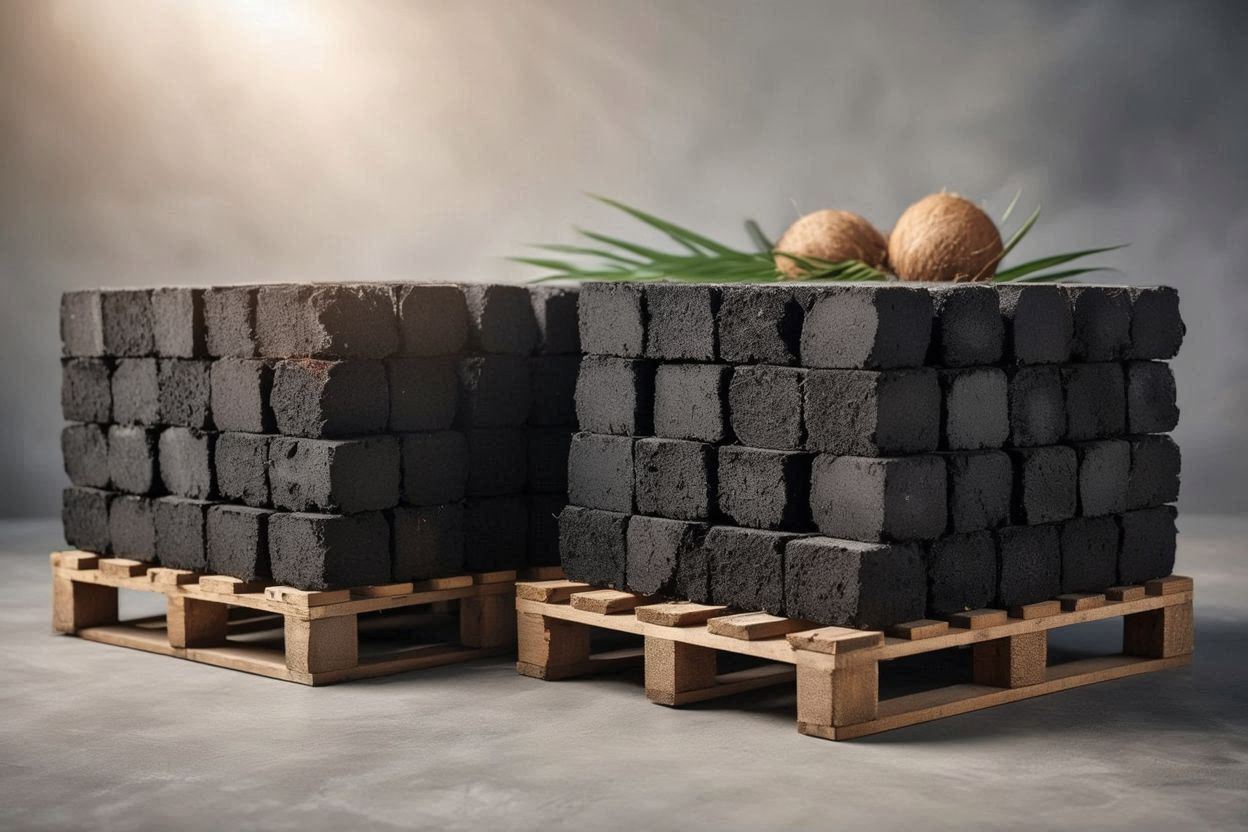 eco friendly coconut briquette supplier