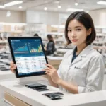 software transaksi penjualan toko dengan sistem POS digital di kasir modern