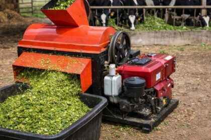 mesin pencacah rumput hasil halus