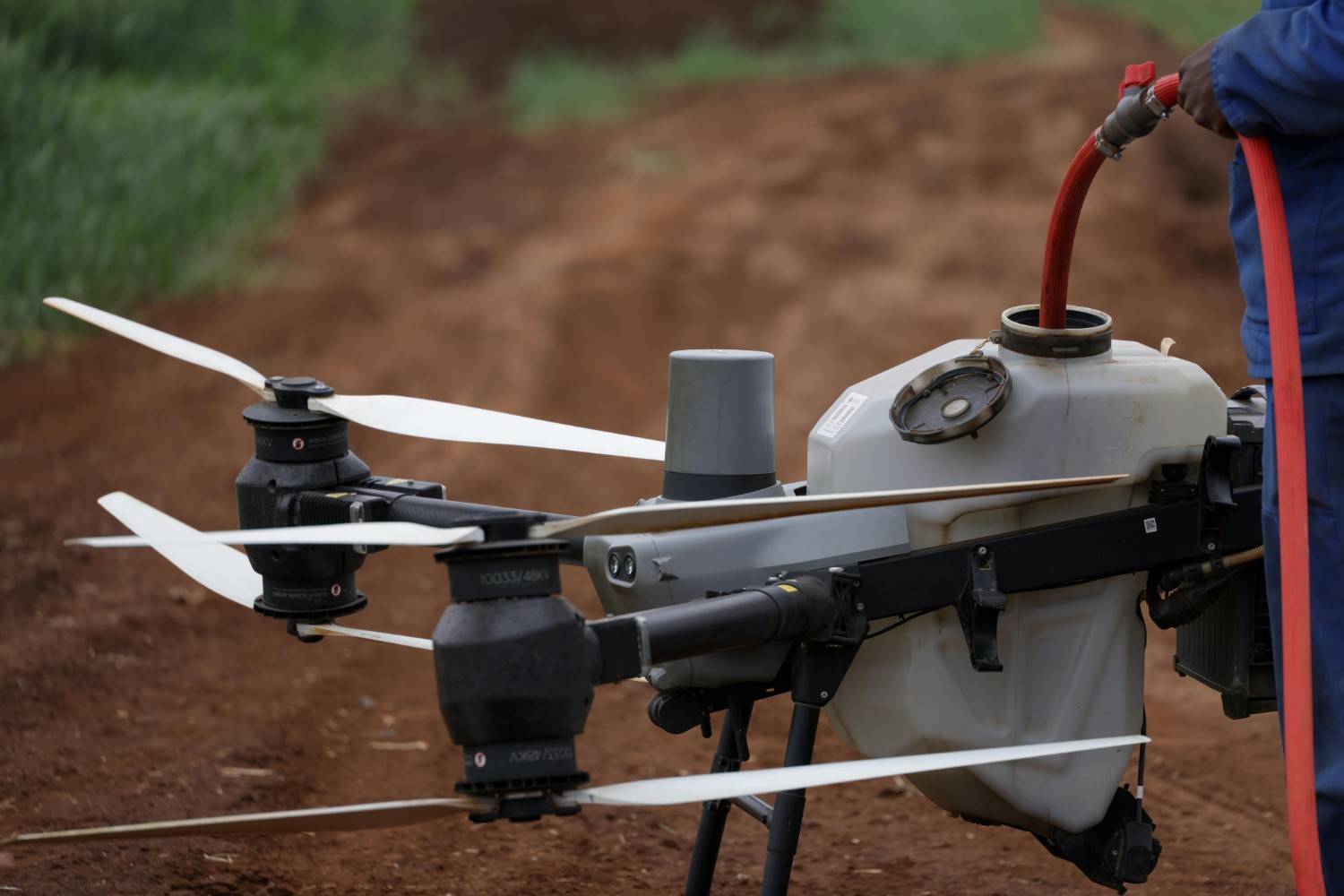 cara pakai drone sprayer untuk pertanian