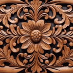 motif ukiran kayu modern