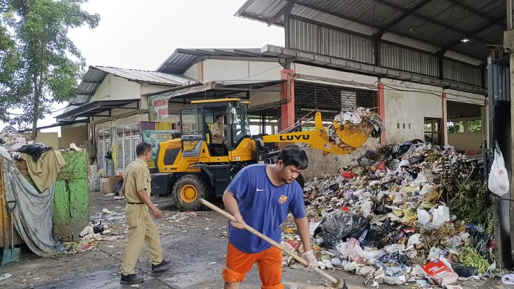 gerobak sampah untuk pengangkutan sampah