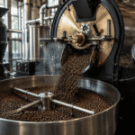 proses roasting kopi sebelum digiling
