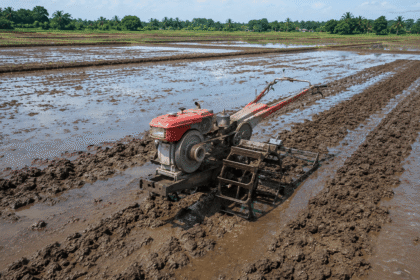 teknik membajak sawah yang benar