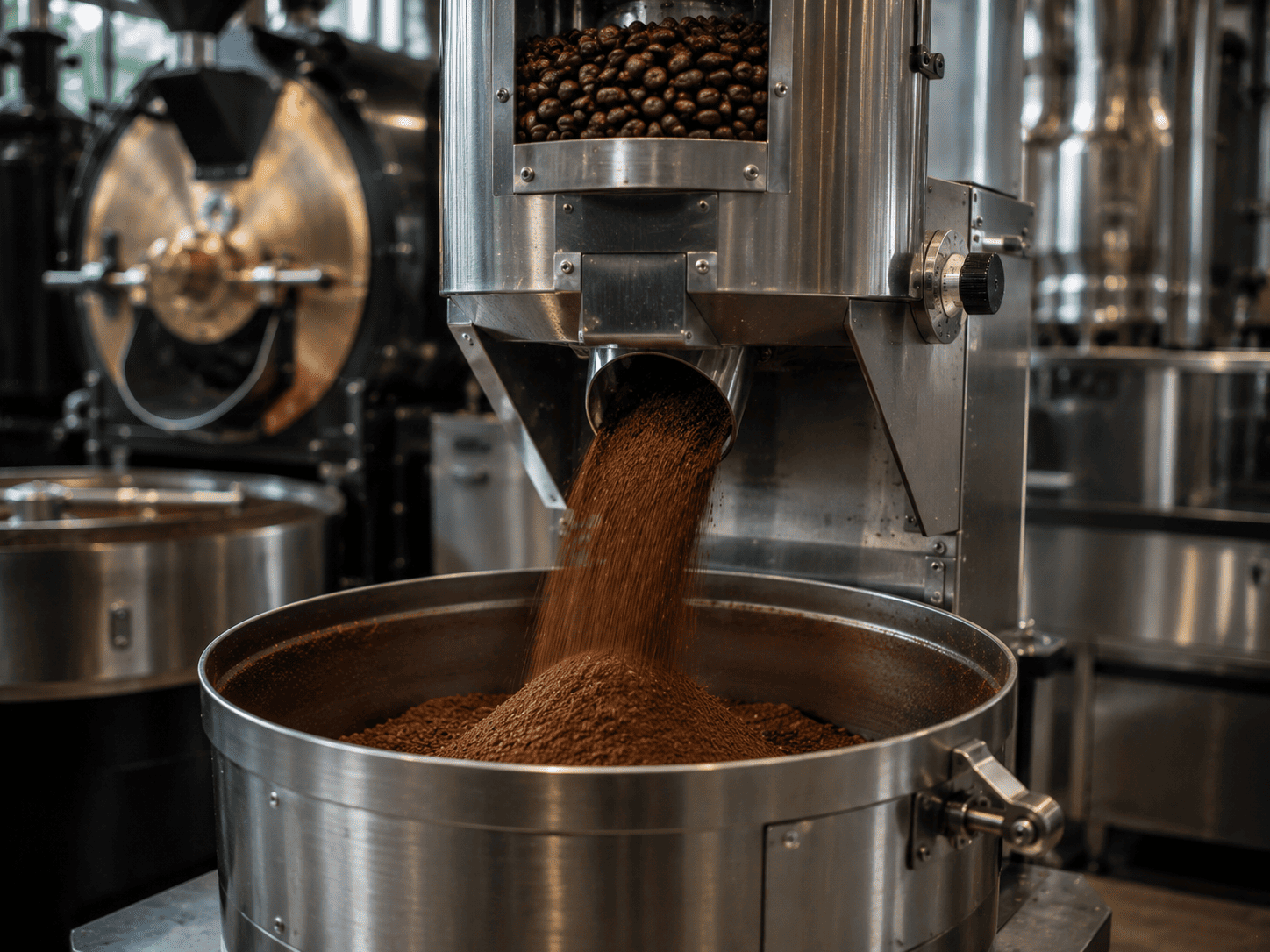 cara menghasilkan bubuk kopi