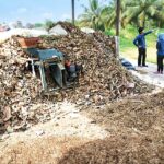cara mencacah daun untuk kompos
