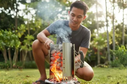 Cara menyalakan arang briket